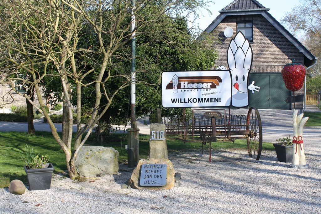 Heeser Spargelhof Ferienwohnung Landblick Weeze Oda fotoğraf