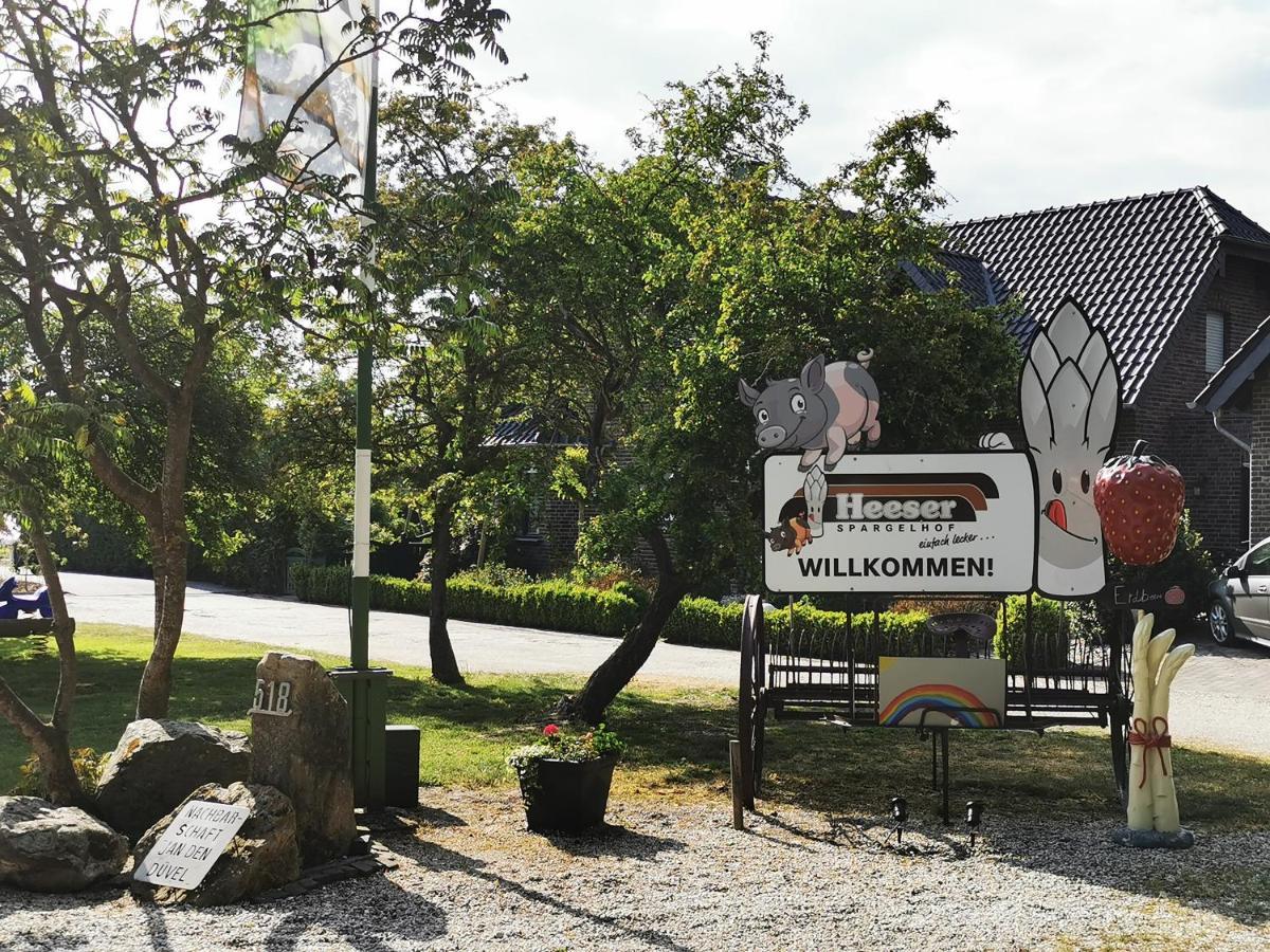 Heeser Spargelhof Ferienwohnung Landblick Weeze Dış mekan fotoğraf